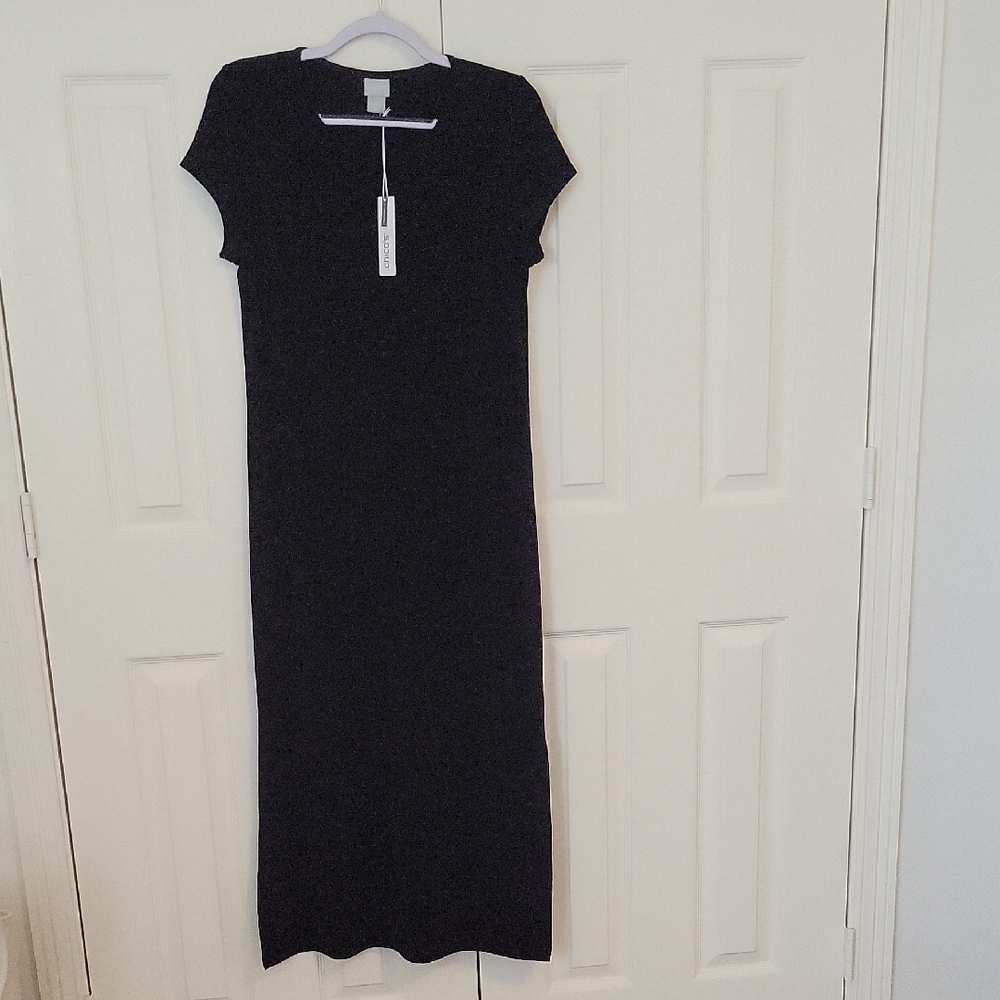 NWT Chico's Travelers Classic Black Maxi Dress